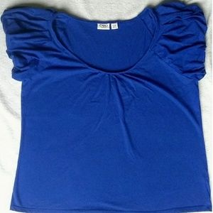 Cato Scoop Neck flutter sleeve Blouse